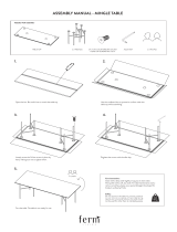 ferm LIVING Mingle Table Assembly Manual
