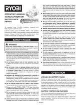 Ryobi PBLRC01K1 Owner's manual