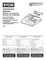 Ryobi P137 User manual