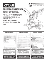 Ryobi P553 Owner's manual