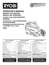 Ryobi P2870 Owner's manual