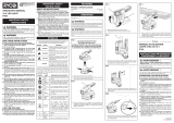 Ryobi P181 Owner's manual