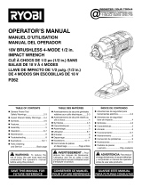 Ryobi P262 Owner's manual