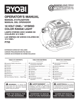 Ryobi P795-PSK004 Owner's manual