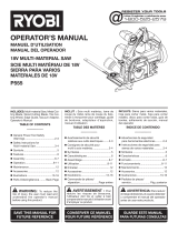 Ryobi P555 Owner's manual