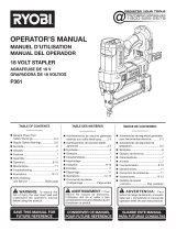 Ryobi P361-PCL204KN Owner's manual