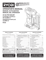 Ryobi P318 Owner's manual