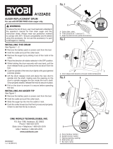 Ryobi A122AD2 Owner's manual