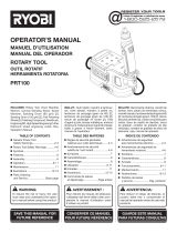 Ryobi PRT100B Owner's manual