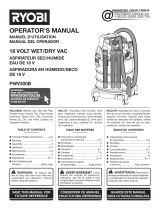 Ryobi PSK007-PWV201B Owner's manual