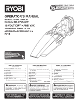 Ryobi P714K Owner's manual