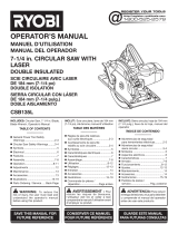 Ryobi CSB135L Owner's manual