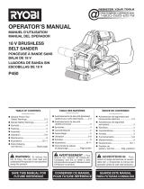 Ryobi P195 Owner's manual