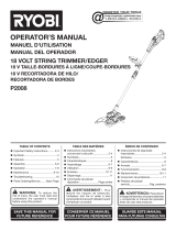 Ryobi P20018BTLVNM Owner's manual