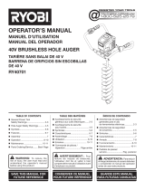 Ryobi RY40701BTLVNM Owner's manual