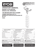 Ryobi P2903BTL Owner's manual