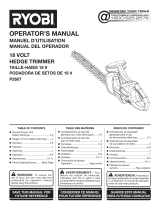 Ryobi P260 Owner's manual