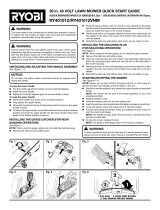 Ryobi RY401012BTLVNM Owner's manual