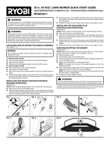 Ryobi RY401110-Y Owner's manual