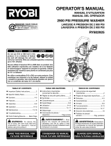 Ryobi RY802925-SC Owner's manual