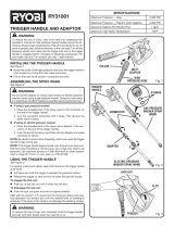 Ryobi RY31001 Owner's manual