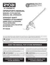 Ryobi RY40270 Owner's manual