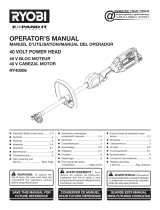 Ryobi RY408110VNM Owner's manual