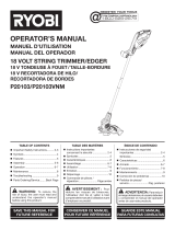 Ryobi P20200VNM Owner's manual