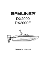 Bayliner 2019 DX2000 User manual