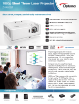 Optoma ZH406ST Owner's manual