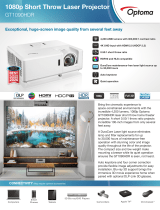 Optoma GT1090HDR Owner's manual