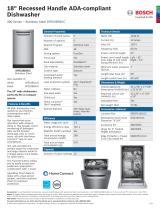 Bosch SPE53B55UC/04 Specification