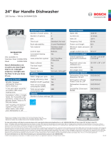 Bosch SHXM4AY52N Dimensions Guide