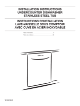 Whirlpool WDF760SADM Installation guide