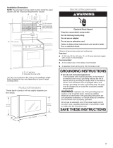 Whirlpool WML55011HS Dimensions Guide