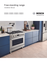 Bosch HDS8655U Installation guide
