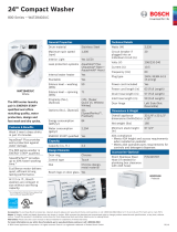 Bosch WAT28402UC Dimensions Guide