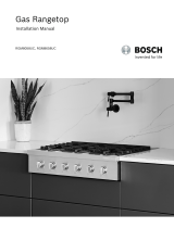 Bosch RGM8058UC Installation guide