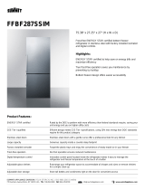 Summit Appliance FFBF287SSIM Dimensions Guide