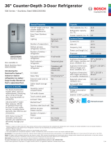 Bosch  B36CD50SNS  Specification
