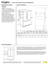 Whirlpool WRF560SMHV Dimensions Guide