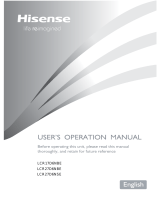 Hisense LCR17D6NBE User manual