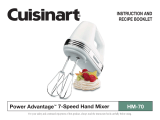 Cuisinart HM-70C - Hand Mixer User manual
