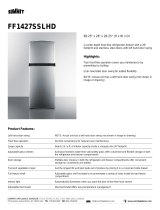 Summit Appliance FF1427SSLHD Dimensions Guide
