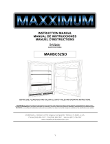 Maxximum MAXBC52SD User manual