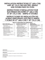 Whirlpool WOD51EC0HW Installation guide