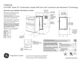 GE PT9800SHSS Dimensions Guide