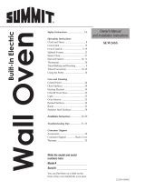 Summit Appliance SEW24SS2 Owner's manual