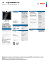 Bosch HBE5451UC Dimensions Guide
