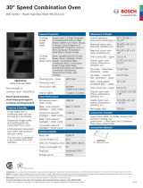 Bosch HBL8742UC Dimensions Guide